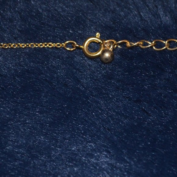 Vintage 3 Gold Chains w/ Pink Faceted Beads & Faux Pearls Chained Necklace - Picture 2 of 4